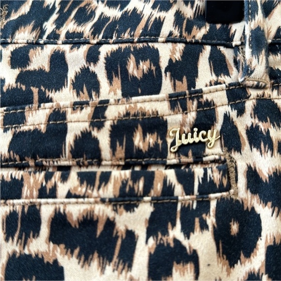 🐆 Juicy Couture Leopard Print Skinny Jeans / Pants – Size 26 - Picture 8 of 14